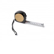 Рулетка DOVEL на 3 метра, черный/натуральный