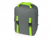 Рюкзак Lock, серый/зеленое яблоко
