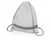 Рюкзак Россел, белый с серыми шнурками