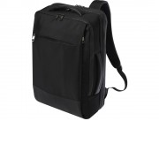 Expedition Pro расширяемый рюкзак для ноутбука из переработанных материалов по стандарту GRS,17 дюймов, объемом 35 л - сплошной черный