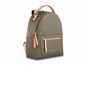 Рюкзак женский BUGATTI Ella, оливковый, полиуретан, 24х11,5х28 см
