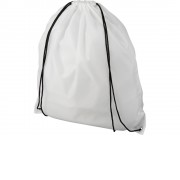 Рюкзак со шнурком Oriole из переработанного ПЭТ, белый