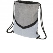 Спортивный рюкзак-мешок, серый/белый