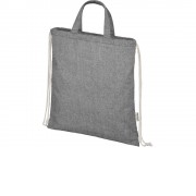 Pheebs 150 г/м² Aware™ рюкзак со шнурком из переработанных материалов - Черный