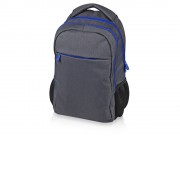 Рюкзак Metropolitan, серый с синей молнией