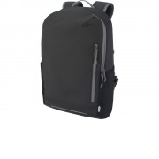 Водонепроницаемый рюкзак Aqua для ноутбука с диагональю экрана 15 дюймов, сплошной черный