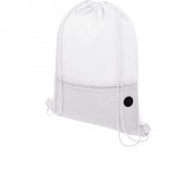 Сетчастый рюкзак со шнурком Oriole, белый