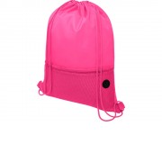 Сетчастый рюкзак со шнурком Oriole, фуксия