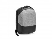 Рюкзак противокражный MOANA из нейлона, черный/серый меланж