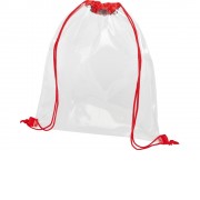 Рюкзак Lancaster, прозрачный/красный