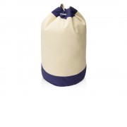 Рюкзак-мешок Indiana хлопковый, 180гр, натуральны/синий