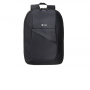 Рюкзак TORBER VECTOR с отделением для ноутбука 15,6'', черный, нейлон, 29 x 8 x 43 см, 10л