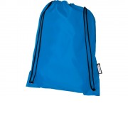 Рюкзак со шнурком Oriole из переработанного ПЭТ, process blue