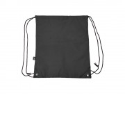 Рюкзак-мешок LARUS из мягкого материала RPET, черный