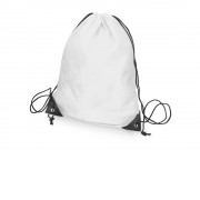 Рюкзак-мешок на шнуровке Reviver из переработанного пластика, белый