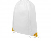 Рюкзак со шнурком Oriole, имеет цветные края, желтый