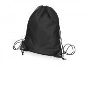 Рюкзак-мешок на шнуровке Reviver из переработанного пластика, черный
