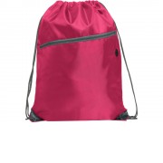 Рюкзак-мешок NINFA с карманом на молнии, фуксия