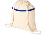 Рюкзак Oregon на молнии с кулиской, натуральный/синий