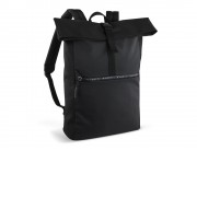 Рюкзак BUGATTI Blanc Delight, чёрный, нейлон RPET600D/тарпаулин/полиэстер, 41х13х46 см, 15 л