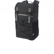 Водонепроницаемый рюкзак Aqua для ноутбука с диагональю экрана 15,6 дюйма, сплошной черный