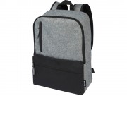 Двухцветный рюкзак для ноутбука 15 Reclaim объемом 14 л, изготовленный из переработанных материалов по стандарту GRS, серый яркий