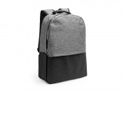 Рюкзак SIDNEY переработанного полиэстера, серый меланж/черный