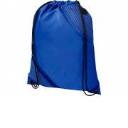 Рюкзак со шнурком Oriole с двойным кармашком, синий