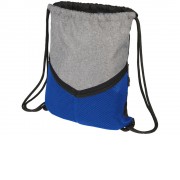 Спортивный рюкзак-мешок, серый/синий