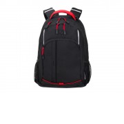 Рюкзак TORBER ROCKIT с отделением для ноутбука 15.6, черный/красный, нейлон, 32 х 14 х 50 см, 22л
