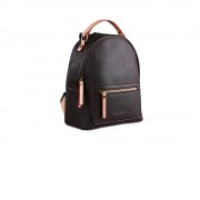 Рюкзак женский BUGATTI Ella, тёмно-коричневый, полиуретан, 24х11,5х28 см