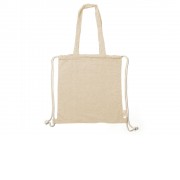 Рюкзак-мешок VARESE из переработанного хлопка, бежевый