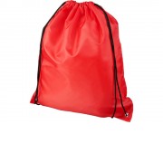 Рюкзак со шнурком Oriole из переработанного ПЭТ, красный