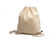 Рюкзак-мешок BARONE из 100% хлопка, бежевый