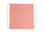 Рюкзак-мешок BRESCIA из переработанного хлопка, красный