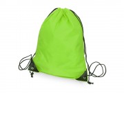 Рюкзак-мешок на шнуровке Reviver из переработанного пластика, зеленое яблоко
