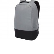 Рюкзак Cover из вторичного ПЭТ с противосъемным приспособлением, серый