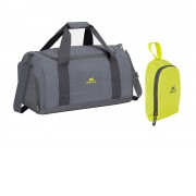 RIVACASE 5542 grey Лёгкая складная дорожная сумка, 30л /12