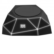 Док-станция Geo Dock с быстрой беспроводной зарядкой, черный с белой подсветкой. XOOPAR