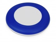 Беспроводное зарядное устройство со встроенным кабелем 2-в-1 Disc, синий