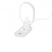 Беспроводная зарядная станция 4-в-1 Portal c лампой, 15 Вт, белый