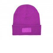 Вязаная шапка BULNES из двухслойного акрила, фуксия