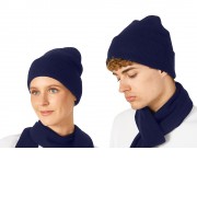 Шапка Dunant, двуслойная, нейви