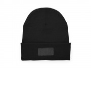 Вязаная шапка BULNES из двухслойного акрила, черный