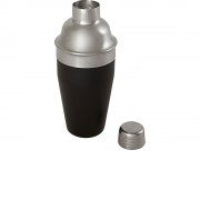 Шейкер для коктейлей Gaudie из переработанной нержавеющей стали, сплошной черный