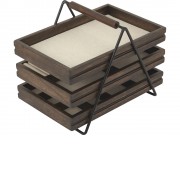 Шкатулка для украшений TERRACE, орех