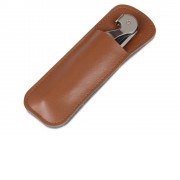 Футляр для штопора из искусственной кожи Corkscrew Case, коричневый