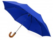 Зонт складной Cary, полуавтоматический, 3 сложения, с чехлом, темно-синий