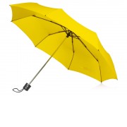 Зонт складной Columbus, механический, 3 сложения, с чехлом, желтый