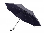 Зонт Alex трехсекционный автоматический 21,5, темно-синий